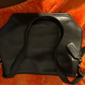 Coach Black Leather Bag